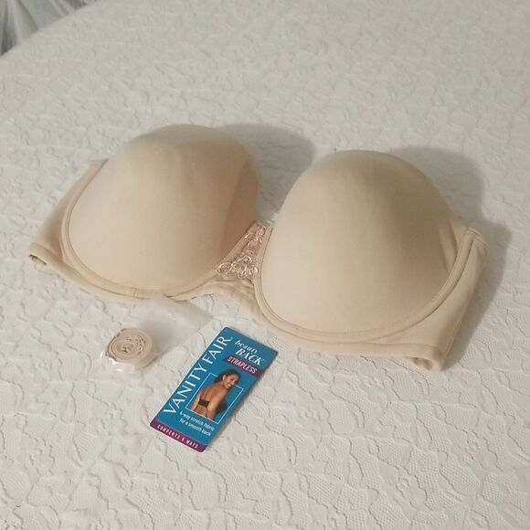 Vanity Fair 74380 Rose Beige Underwire Bra 42DD Smooth - Picture 1 of 9